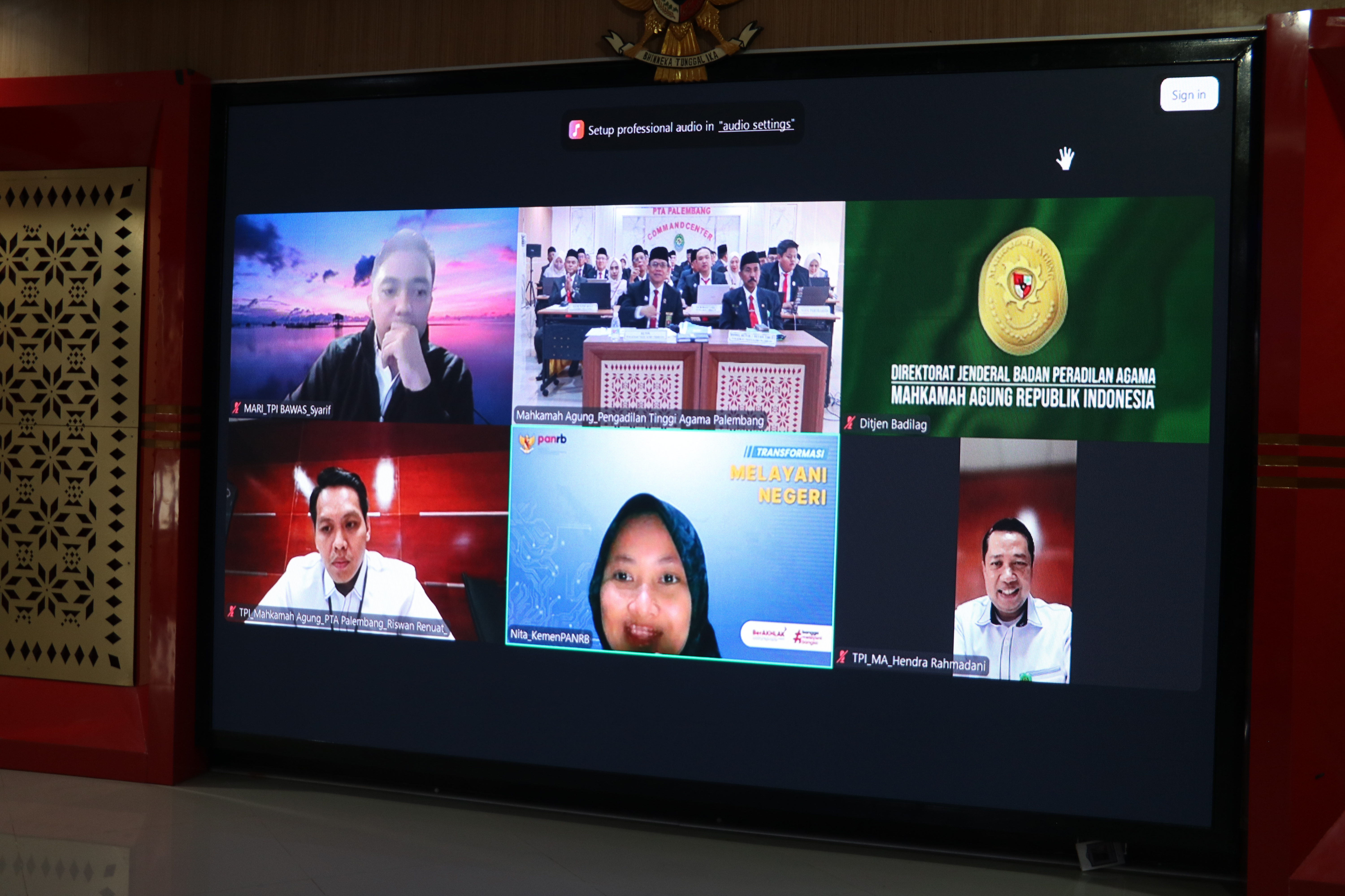 Pelaksanaan Desk Evaluation ZI